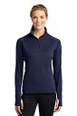 【中古】【輸入品・未使用】Sport-Tek Women's Sport Wick Stretch 1/2 Zip Pullover L True Navy
