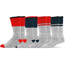 【中古】【輸入品・未使用】(ソックスネット) Soxnetエコフレンドリー ヘビーウェイト 靴下 再利用コットン サーマル ブーツソックス 4ペア US サイズ: 10-13 カラー: マル