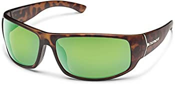 【中古】【輸入品・未使用】Suncloud S-TUPPGMTT Men's Matte Tortoise Frame Green Mirror Lens Wrap Sunglasses
