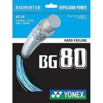 【中古】【輸入品・未使用】ヨネックス (YONEX) BG 80 バドミントンストリング