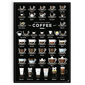 【中古】【輸入品・未使用】Follygraph ???????? 38 Ways to Make a Perfect Coffee ??? ????? ???? ???DIN A2 (A2)