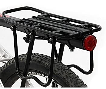 【中古】【輸入品・未使用】ThreeH 自転車リアラック 調節可能 アルミ合金製 反射...