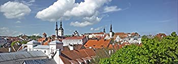 【中古】【輸入品・未使用】Posterazzi PPI151667L Buildings in a city St Olaf's Church Toompea Hill Tallinn Estonia Poster Print 36 x 12 141［並行輸入］