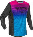 【中古】【輸入品・未使用】Fly Racing 2021 キネティック SE ジャージ (XXL) (ブラック/ピンク/ブルー)