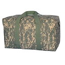 【中古】【輸入品・未使用】ACUデジタル迷彩キャンバストラベルパラシュートカーゴバッグ − 24 X 15 X 13インチ、コットンキャリーハンドル(4)
