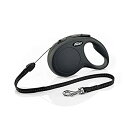 【中古】【輸入品・未使用】Flexi Classic Reflective Bite Belt Retractable Cord Dog Leash Black...