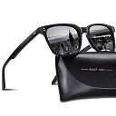 【中古】【輸入品・未使用】Carfia クラシック スクエア 偏光 メンズ サングラス UV400 保護 手作り アセテートフレーム CA5354L US サイズ: One Size カラー: マルチカラー(4)