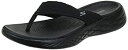 【中古】【輸入品・未使用】Skechers レディース オンザゴー 600サニー フリップフロップ US サイズ: 12 カラー: ブラック(4)