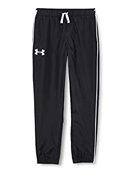 【中古】【輸入品・未使用】Under Armour Girls' Woven Play Up Pants , Black (001)/White , Youth X-Small