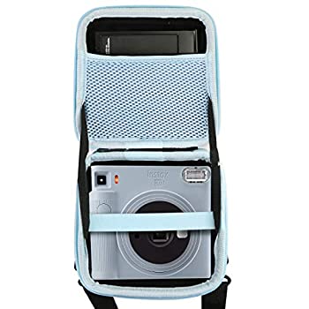 【中古】【輸入品・未使用】Aenllosi ハードキャリーケース 富士フィルム Instax Square SQ1 インスタントカメラ対応 (内側ブルー)