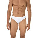【中古】【輸入品・未使用】Speedo メンズ フィットネス ソーラー 1インチ エクストラ ライフ ライクラ ブリーフ 30 ホワイト