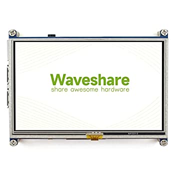 【中古】【輸入品・未使用】Waveshare 最新ラズベリーパイ Raspberry pi 2 B/B+ Banana Pi/Banana pro Beaglebone Black に適用 1024*600 解析度 する 7インチHDMI LCD タッ