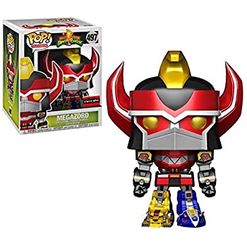 【中古】【輸入品 未使用】Funko Power Rangers Metallic Megazord 15cm Pop Vinyl Figure (AAA Anime Exclusive)