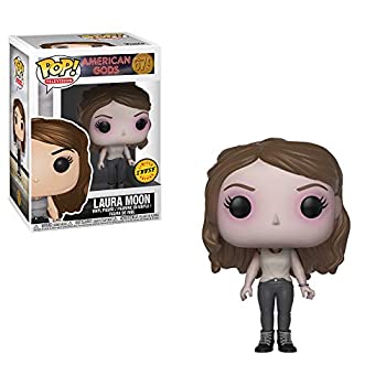 【中古】【輸入品 未使用】Funko POP TV: American Gods - Lauren Moon CHASE バリアント限定版ビニールフィギュア (ポップボックスプロテクターケース付き)