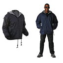 【中古】【輸入品・未使用】ロスコ ナイロンxフリース リバーシブルフードジャケットReversibleFleeceNylonJacket8263 (2XL, ブラック(BLACK))