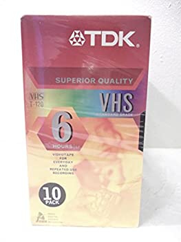 【中古】【輸入品・未使用】TDK標準120分ビデオテープ( 10個パック)