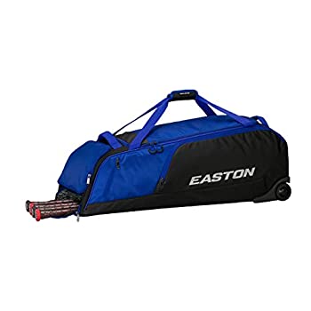 【中古】【輸入品・未使用】EASTON DUGOUT バット&装備車輪付きバッグ、ロイヤル