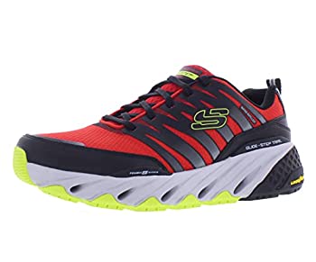 šۡ͢ʡ̤ѡSkechers Men's Glide Step Trail Lace-up Sneaker Oxfords, Red/Black, 9.5