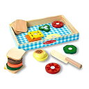 【中古】【輸入品・未使用】メリッサ&ダグ(Melissa&Doug) 木製 ままごとセット サンドイッチとハンバーガーを作ろう 513 正規品