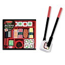 【中古】【輸入品・未使用】Melissa&Doug メリッサ&ダグ 知育 おもちゃ すしセット【MD2608】 3才~