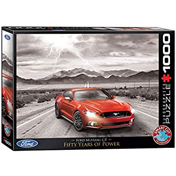 【中古】【輸入品・未使用】ジグソーパズル 1000ピース ユーログラフィックス 2015フォードマスタングGT 6000-0702