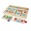 【中古】【輸入品・未使用】メリッサ&ダグ (Melissa&Doug) 木製 はめこみパズル 英語 アルファベット 52ピース 9786 正規品