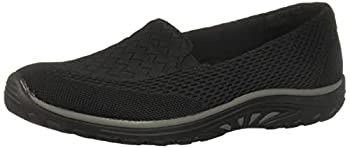 【中古】【輸入品・未使用】Skechers レディース レゲエ フェストウィローズ ローファー フラット, ブラック, 8 Wide