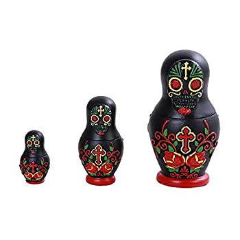 【中古】【輸入品・未使用】Pacific Giftware PT 死者の日 ローズ ブラック ネスティング人形 樹脂製 収集価値のあるフィギュアセット 【中古】【輸入品・未使用】Pacific Giftware PT 死者の日 ローズ ブラック ネスティング人形 樹脂製 収集価値のあるフィギュアセット
