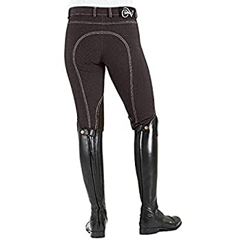 【中古】【輸入品・未使用】Ovationレディースユーロジャン・フロントジッパー膝パッチBreeches???469565?in