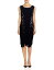 【中古】【輸入品・未使用】Kasper Women's Sequin Mesh Sheath Dress, Black, 12