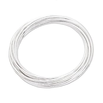 【中古】【輸入品・未使用】NOVICA .925スターリングシルバー バングルブレスレット 強化ユニオン