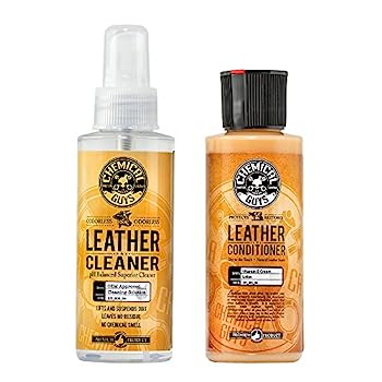 【中古】【輸入品 未使用】(120ml (2 Items)) - Chemical Guys Leather Cleaner and Conditioner Complete Leather Care Kit (120ml) (2 Items)