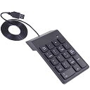 【中古】【輸入品・未使用】Kadaon テンキーパッド USBテンキーパッド USB 18キー数字 テンキーキーボード ノートパソコン/ノートブックPCコンピュ...