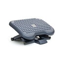 【中古】【輸入品・未使用】Mind Reader ' Comfy ' Adjustable Height Ergonomic Foot Rest, Blk(2)