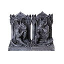 【中古】【輸入品・未使用】ゴシック 考えるガーゴイルの彫刻ストーン ブックエンドセット 高さ6.75インチ