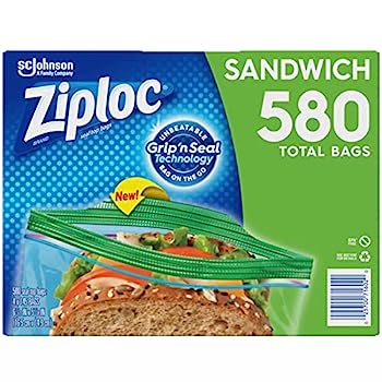【中古】【輸入品・未使用】Ziplocジップロックサンドイッチバッグ(16.5cmx14.9cm)145枚入り4箱で580枚 【中古】【輸入品・未使用】Ziplocジップロックサンドイッチバッグ(16.5cmx14.9cm)145枚入り4箱で580枚