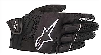 【中古】【輸入品・未使用】alpinestars(アルパインスターズ)バイクグローブ ブラック/ホワイト (サイズ:M) ATOM(アトム)グローブ 1694480202