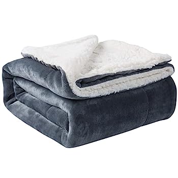 【中古】【輸入品 未使用】NANPIPER Sherpa Blanket Twin Warm Bed Blanket for Winter Cozy Soft Fuzzy Couch Throw Flannel Fleece/Wool Like Reversible Plush Blanket