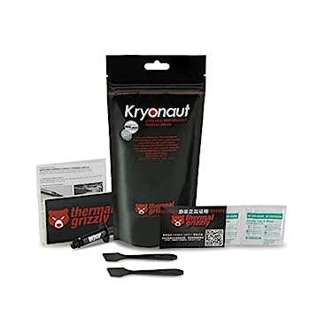 Thermal Grizzly Kryonaut サーマルグリース - 1.0グラムセット - 予備スパチュラ x 1 & CPUクリーニングパッド x 2