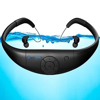 【中古】【輸入品 未使用】Swimaudios 防水MP3プレーヤー 水泳用 IPX8 8GB 水中MP3音楽プレーヤー 水泳 ランニング ウォータースポーツ用 (ブラック)