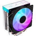 【中古】【輸入品 未使用】Dracaena RGB CPU エアクーラー 120mm PWG CPU ファン 4 ヒートパイプ Intel LGA 1700/2011/115X/1200 AMD AM4/AM5 用 RGB CPU 空冷