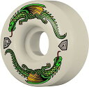 【中古】【輸入品・未使用】Powell Peralta Dragon Formula 93A グリーンドラゴン スケートボードホイール (52mm x 31mm)