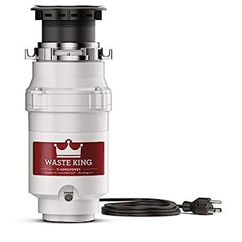 Waste King L-1001 Legend Series 1/2 HP Continuous Feed Operation Garbage Disposer