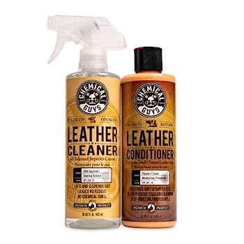 【中古】【輸入品 未使用】(470ml (2 Items)) - Chemical Guys Leather Cleaner and Conditioner Complete Leather Care Kit (470ml) (2 Items)