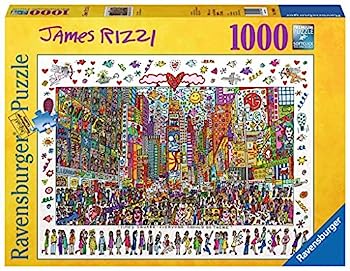 【中古】【輸入品 未使用】James Rizzi: Times Square. Puzzle 1000 Teile