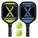 【中古】【輸入品 未使用】Pickleball-X Performance (2) Player Aluminium Paddle Ball Set - USAPA Approved