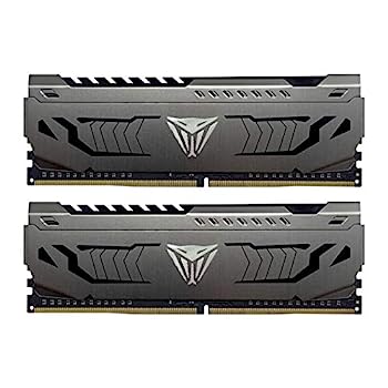 楽天スカイマーケットプラス【中古】【輸入品・未使用】Patriot Viper Steel DDR4 3200MHz PC4-25600 32GB （16GB x 2枚） アルミニウム製ヒートシンク デスクトップ用メモリ PVS432G320C6K