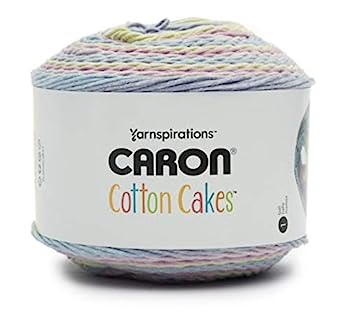 【中古】【輸入品・未使用】Caron Cotton Cakes セルフストライピング糸 530ヤード/485m 250g (サンセットドリーム)