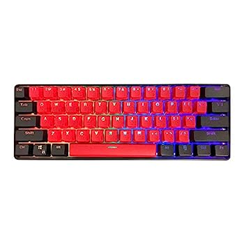 【中古】【輸入品・未使用】Kraken Pro 60 - BRED Edition 60%メカニカルキーボード RGB ゲーミングキーボード (シルバースピードスイッチ)