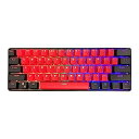 【中古】【輸入品・未使用】Kraken Pro 60 - BRED Edition 60%メカニカルキーボード RGB ゲーミングキーボード (シルバースピードスイッチ)